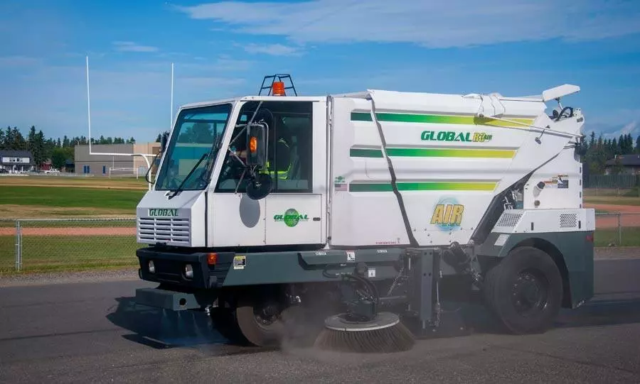 Global R3AirEV 100% Electric 3-Wheel Regenerative Air Sweeper