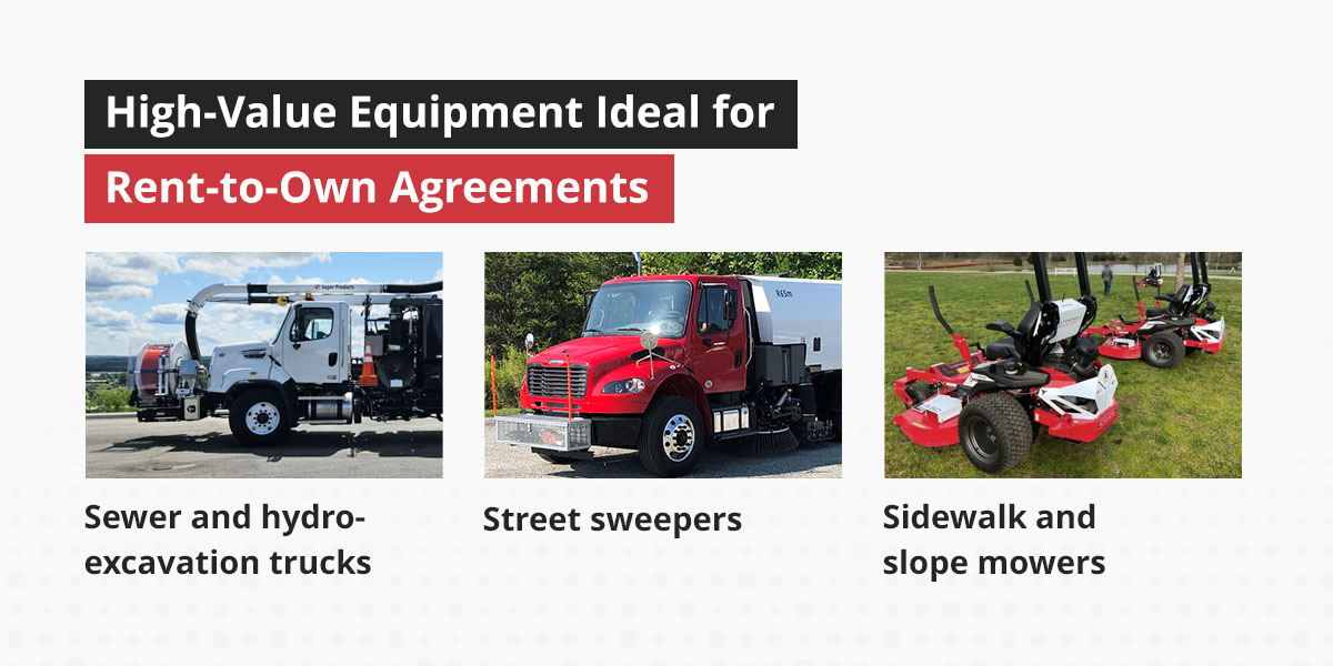 High-Value Equipment Ideal for Rent-to-Own Agreements
